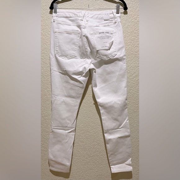 NWT Good American Good Legs Skinny White Jeans Size 10 - Picture 7 of 14